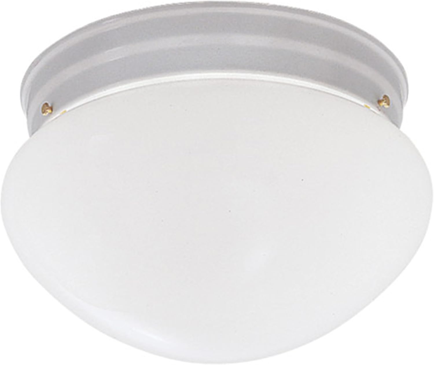 Designers Fountain 9-Inch 2-Light Flush Mount Ceiling Light, White