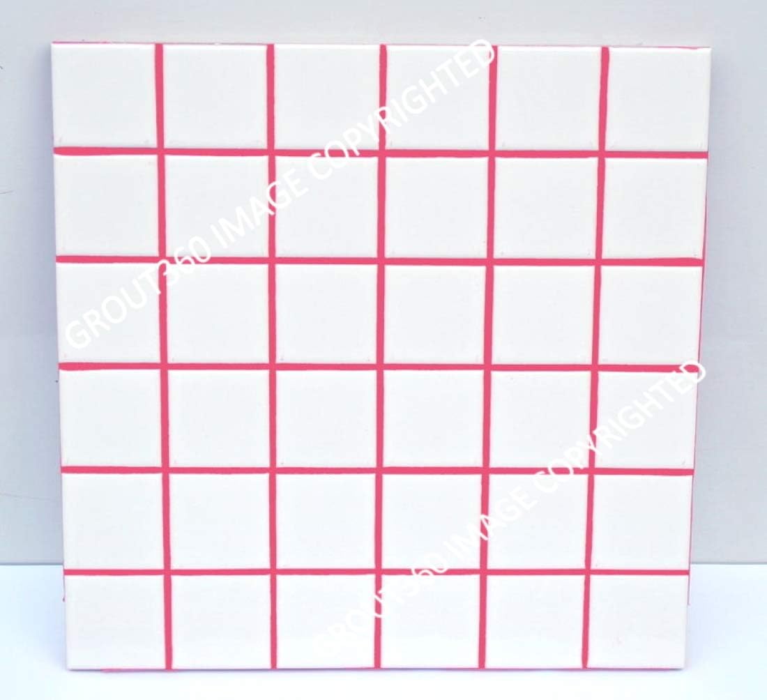 Rouge Red Sanded Tile Grout for Floors, Walls, Showers and Mosaics