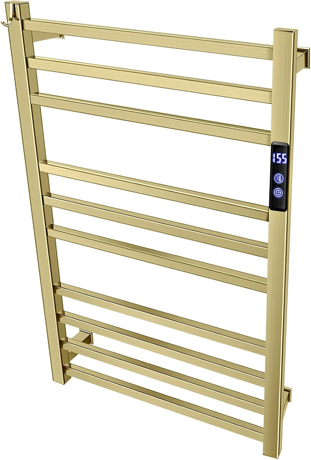 XBVV Towel Warmer Rack for Bathroom with Timer/Fahrenheit Temperature Control Wall Mounted