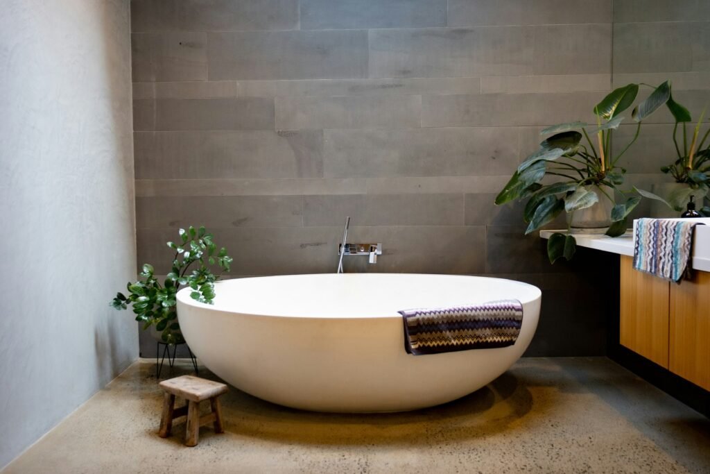 Well-decorated bathroom wall showing the impact of thoughtful design
