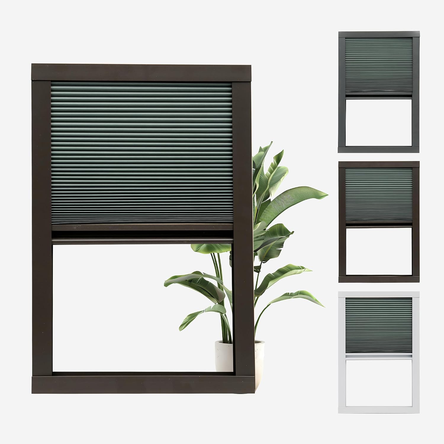 Skylight Shades Cordless Cellular Blinds 100% Blackout Honeycomb Shade for Ceiling Roof