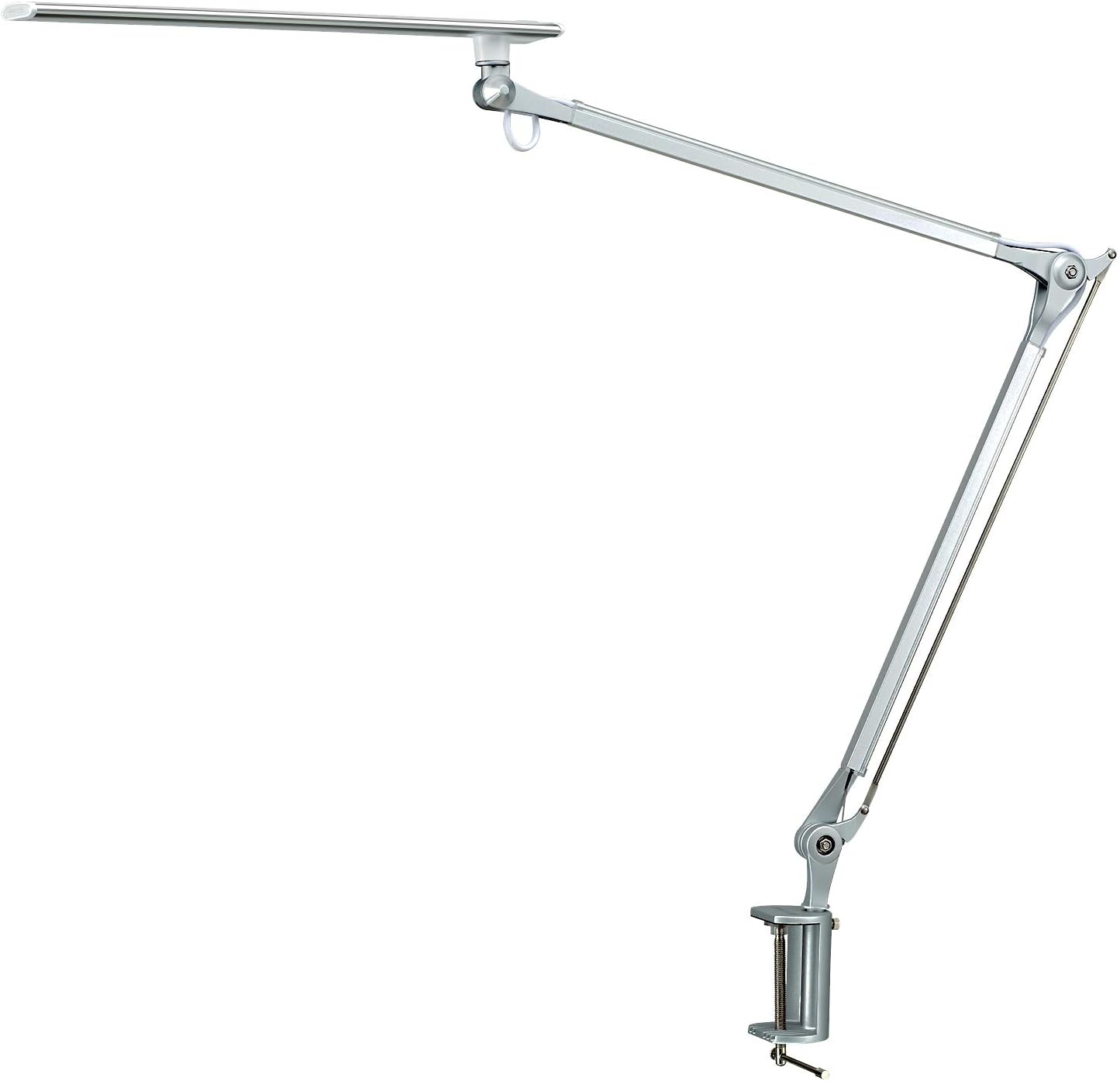 PHIVE CL-1 Architect Desk Lamp, LED Clamp on Desk Light with Metal Swing Arm