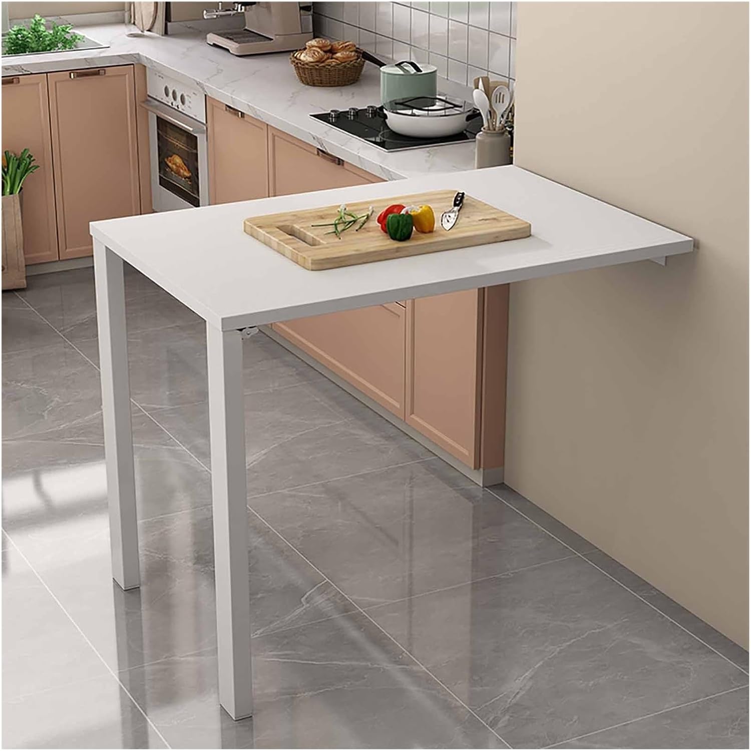 Fold Down Wall Mount Desk, Wall Mounted Drop Leaf Table