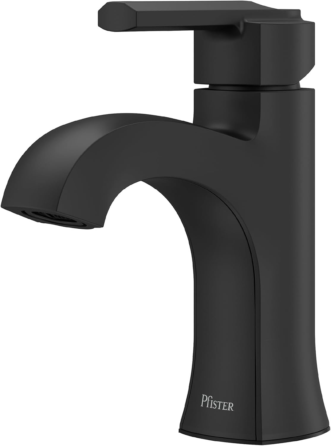 Pfister Vaneri Single Handle Bathroom Sink Faucet 1-Hole Matte Black Finish NSF Certified