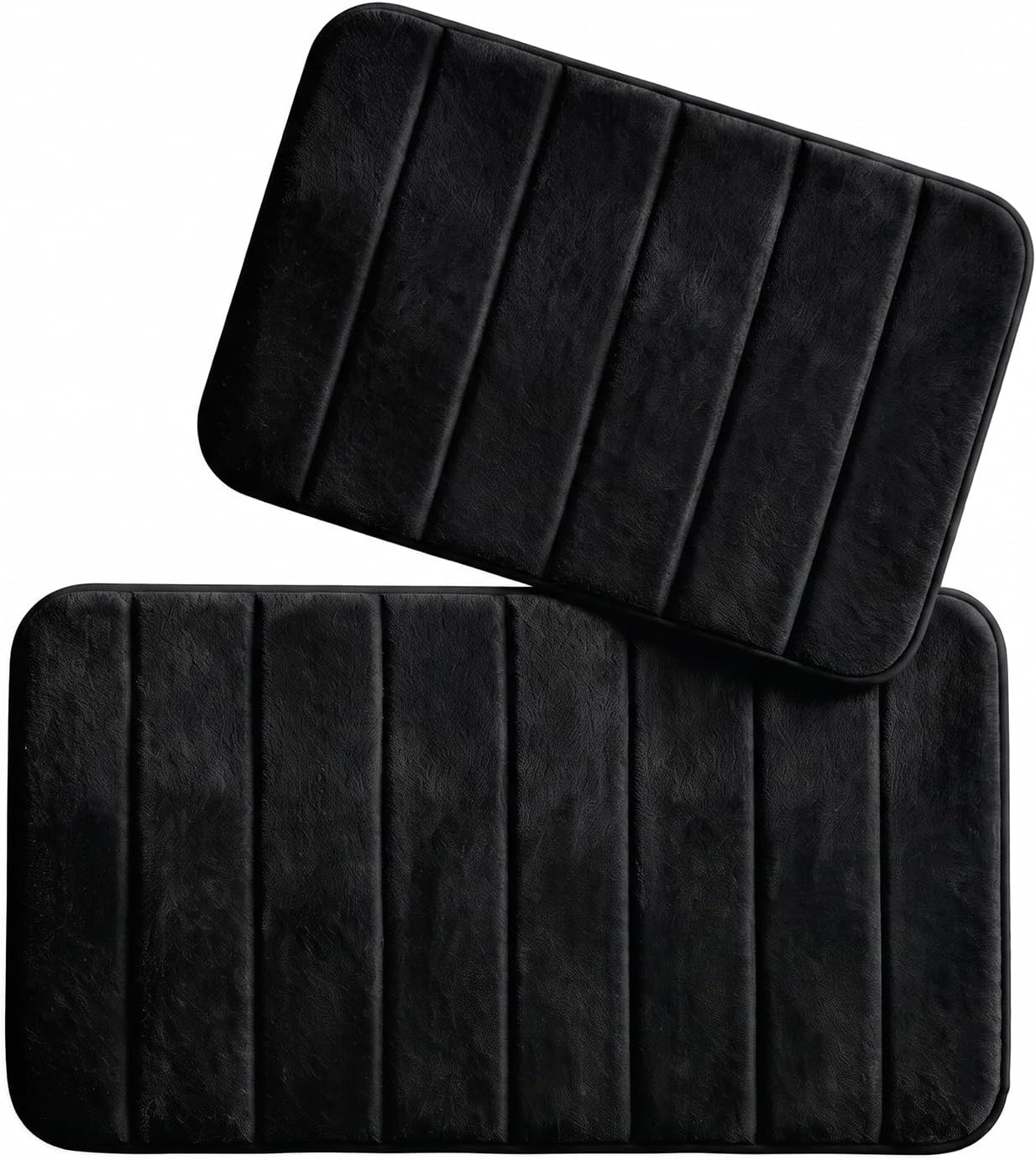 Memory Foam Bath Mat Set 2 Piece, Super Soft & Absorbent Bathroom Rugs