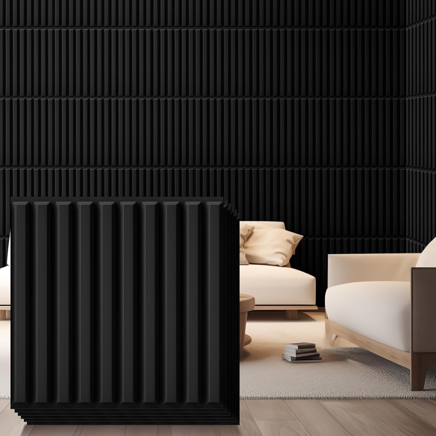 Nuanchu 32 Pcs 3D Wall Panels, 12