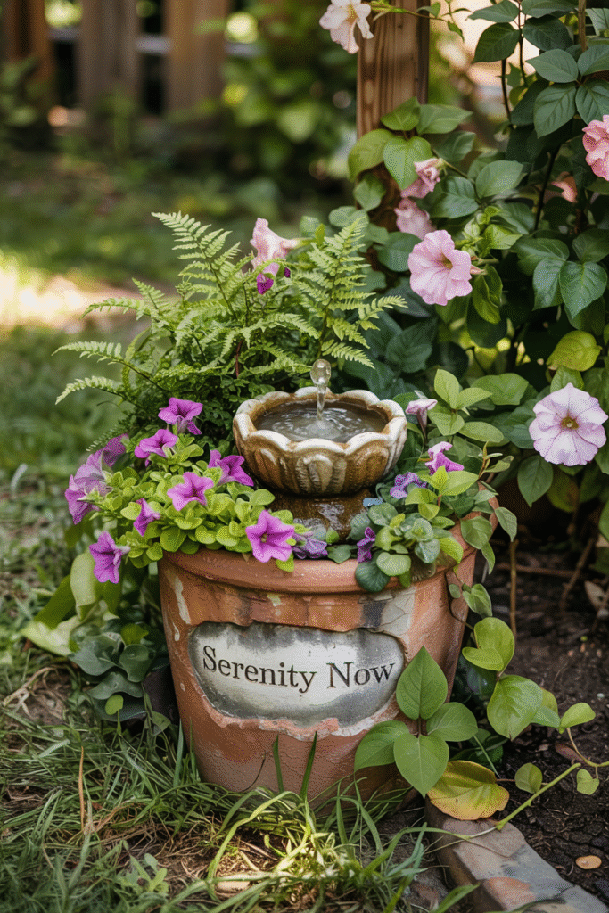 Herb garden adding fresh flavors and scent to the backyard