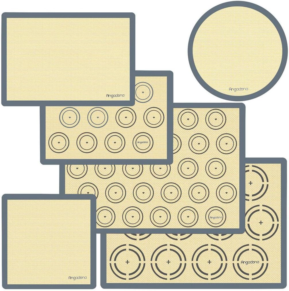 Non-Stick Reusable Silicone Baking Mat Set of 6