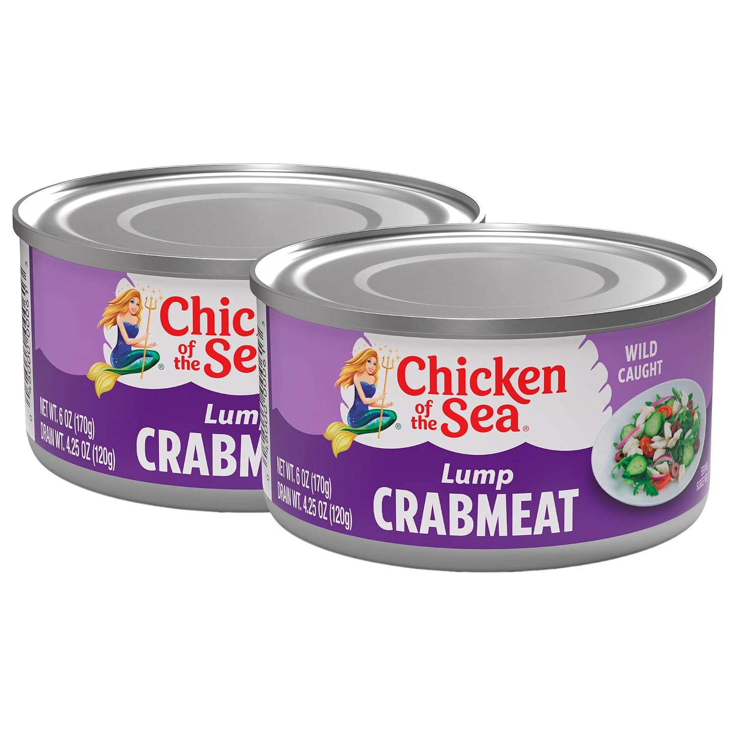 Chicken of the Sea Lump Crab Meat, 6 oz, Pack of 2