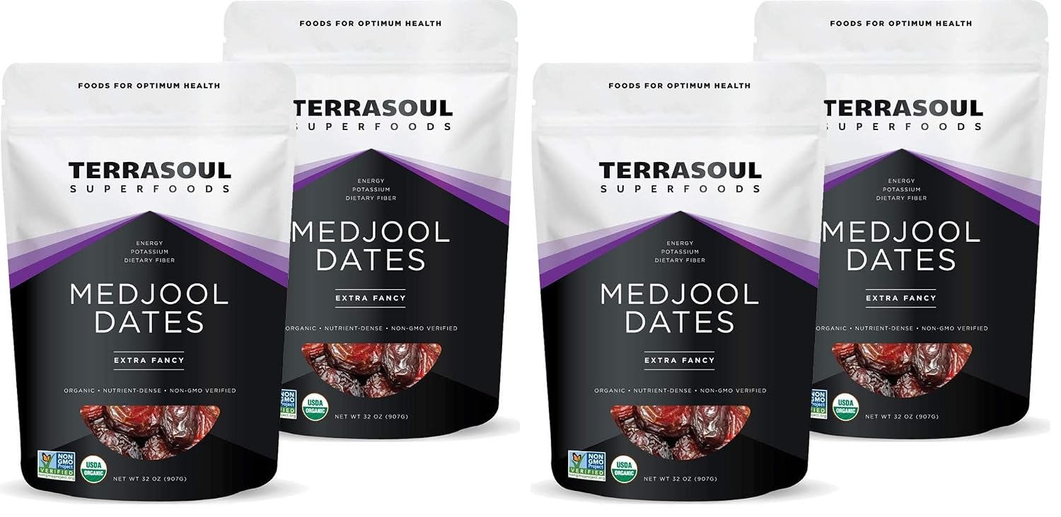 Terrasoul Organic Medjool Dates, 4 lb