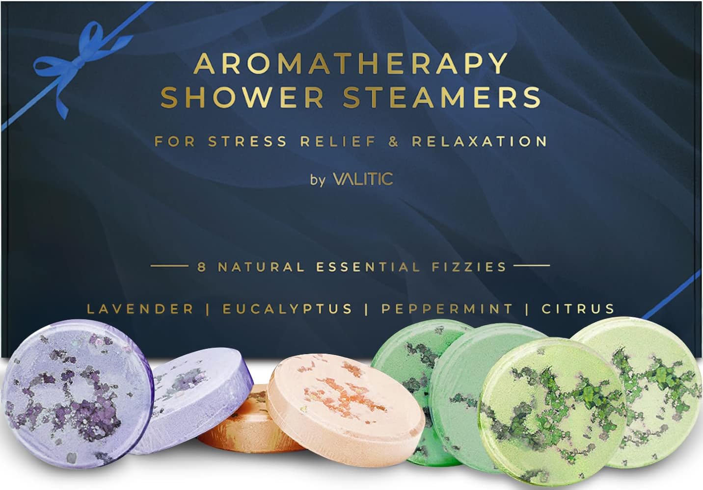 VALITIC Aromatherapy Shower Steamers, 4 Scents