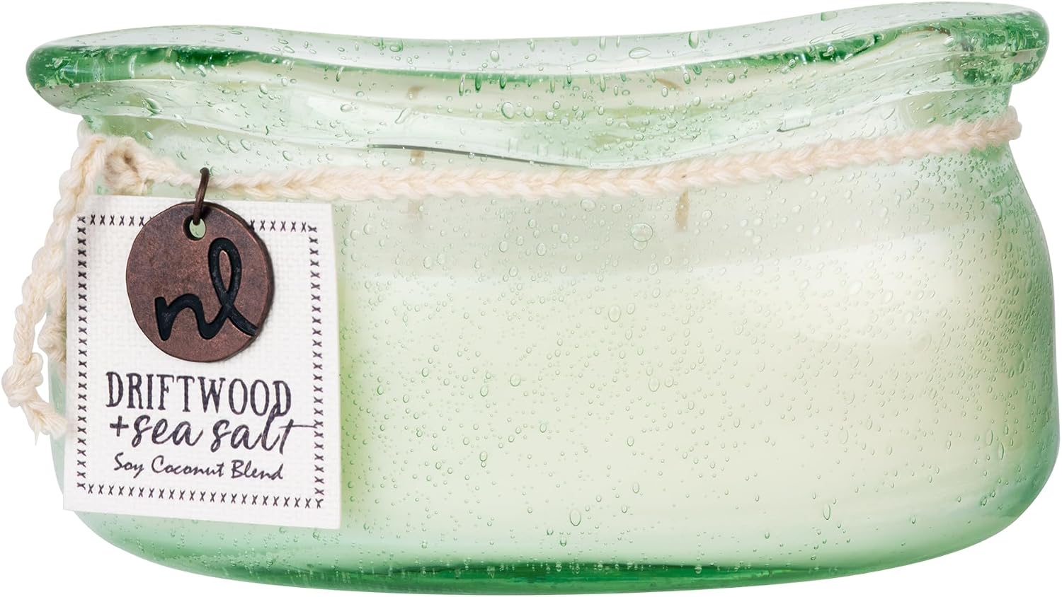 Northern Lights Candles Windward 2-Wick Candle, Driftwood and Sea Salt