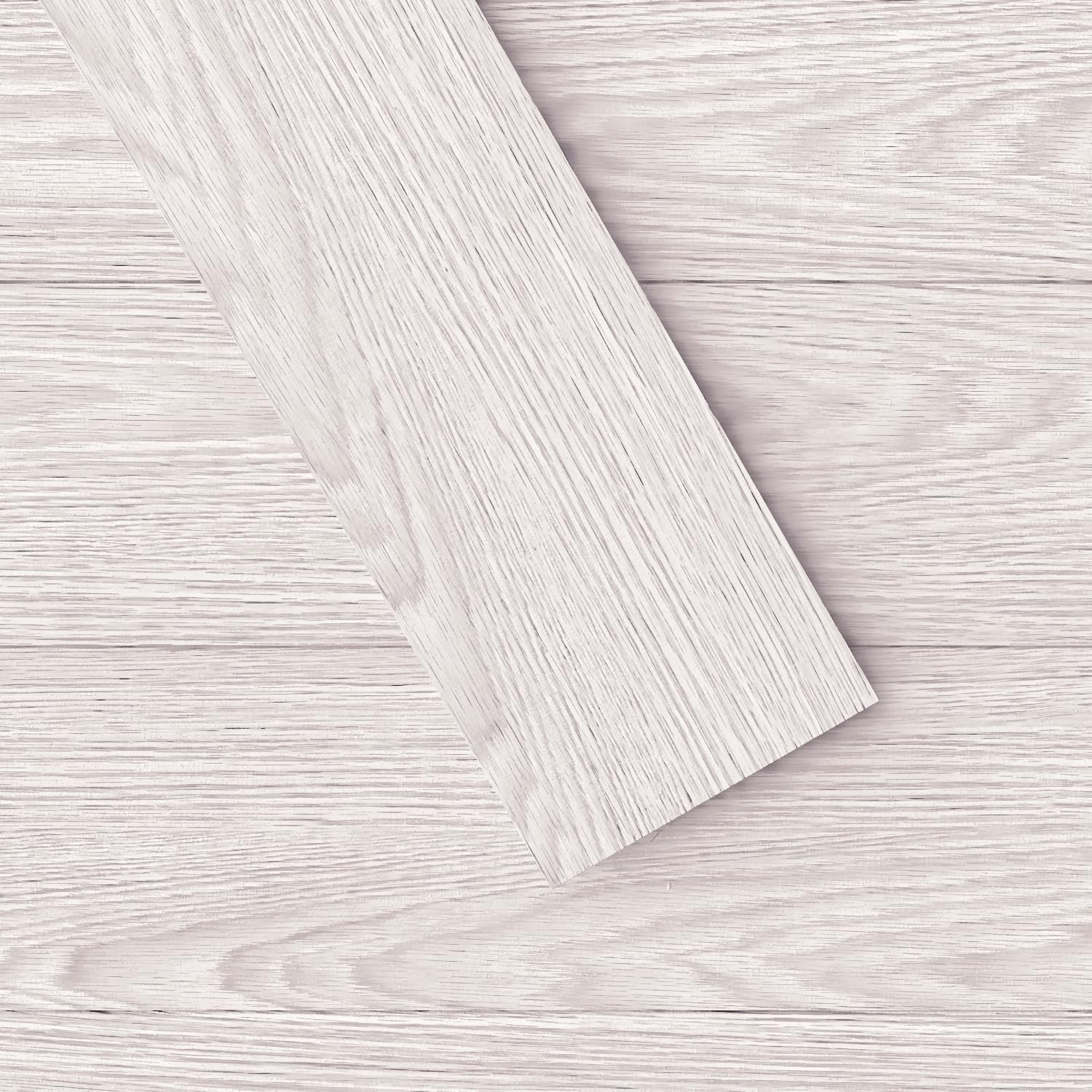 White Wood Peel and Stick Vinyl Floor Tiles, 36 Pieces, 54 sq ft