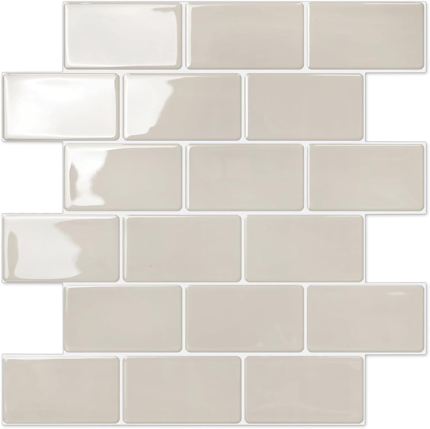 STICKGOO Peel and Stick Subway Tile Backsplash, 12 x 12