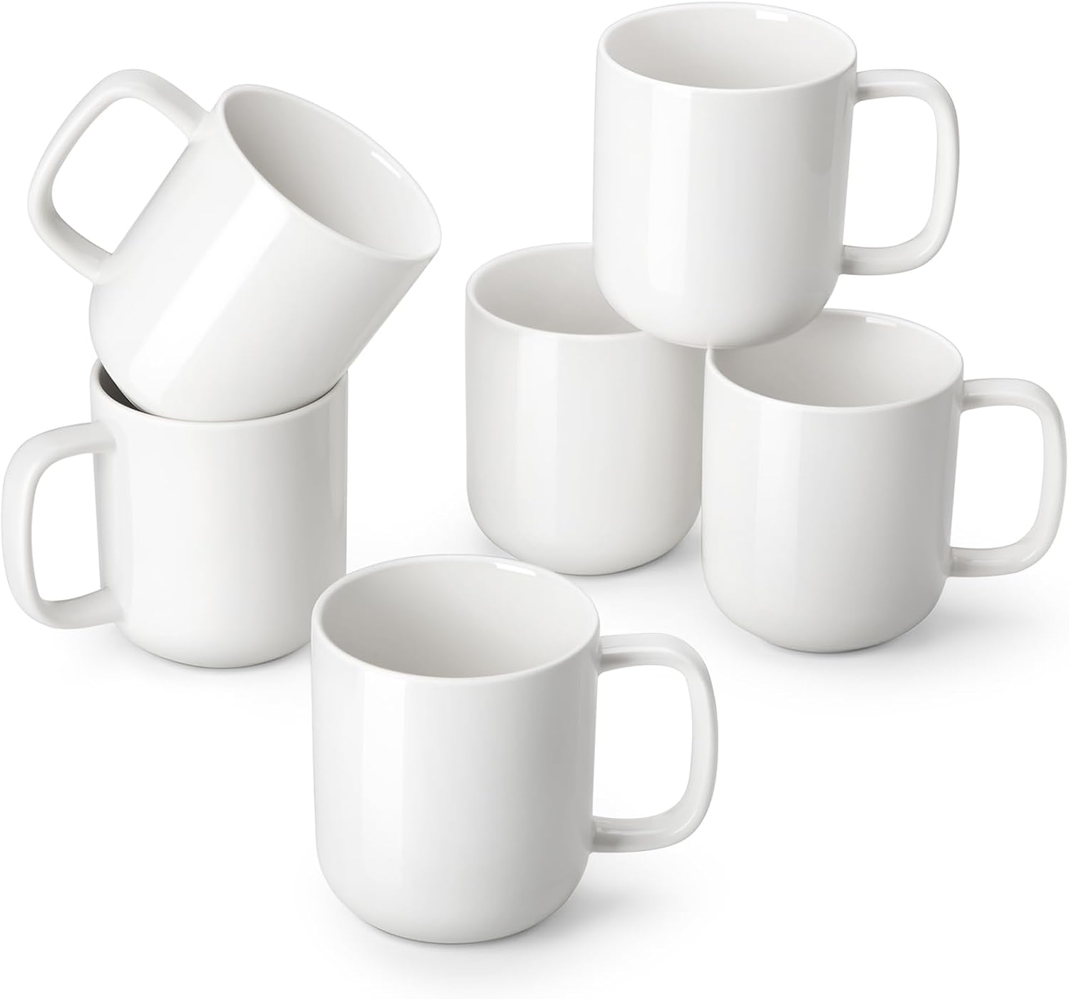 vancasso Porcelain Coffee Mugs Set, 16 oz