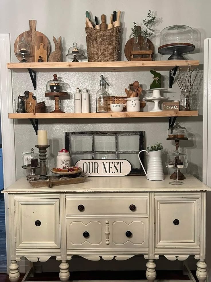 Coffee station elevating the overall look of a kitchen space