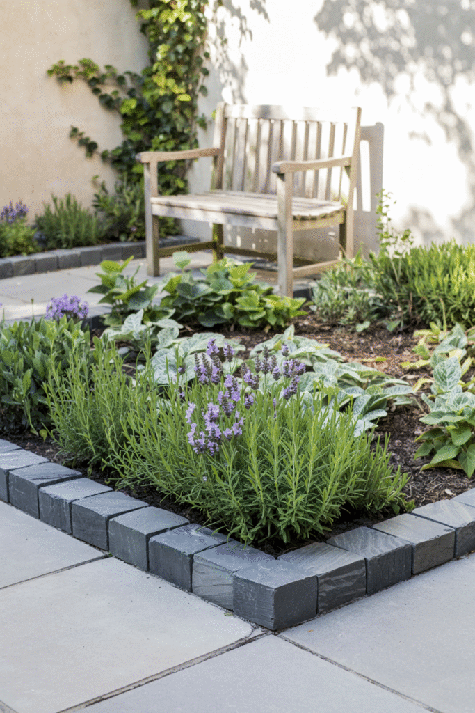 Garden corner combining function and beauty seamlessly