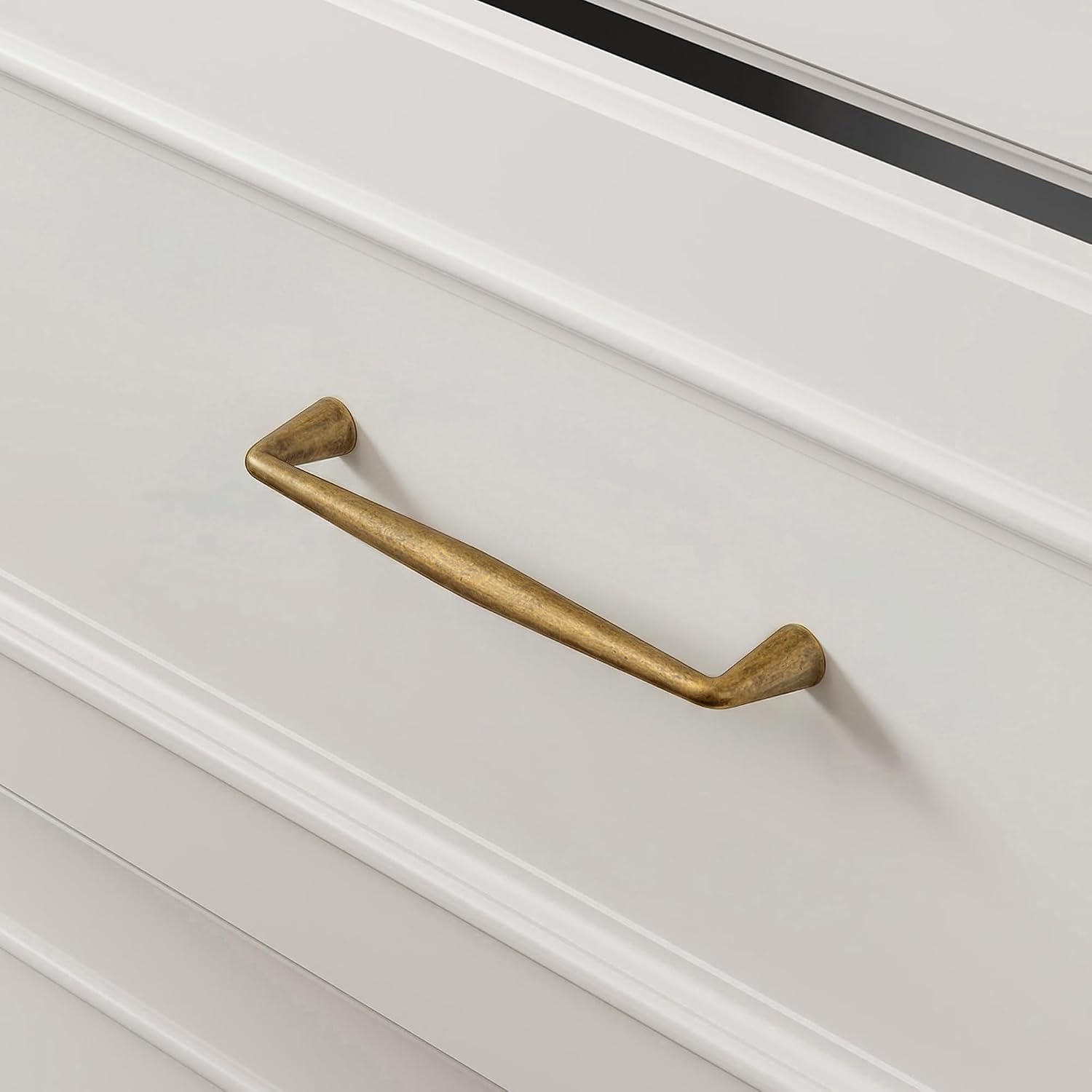 homdiy Vintage Brass Cabinet Pulls, 5 Inch, 10 Pack