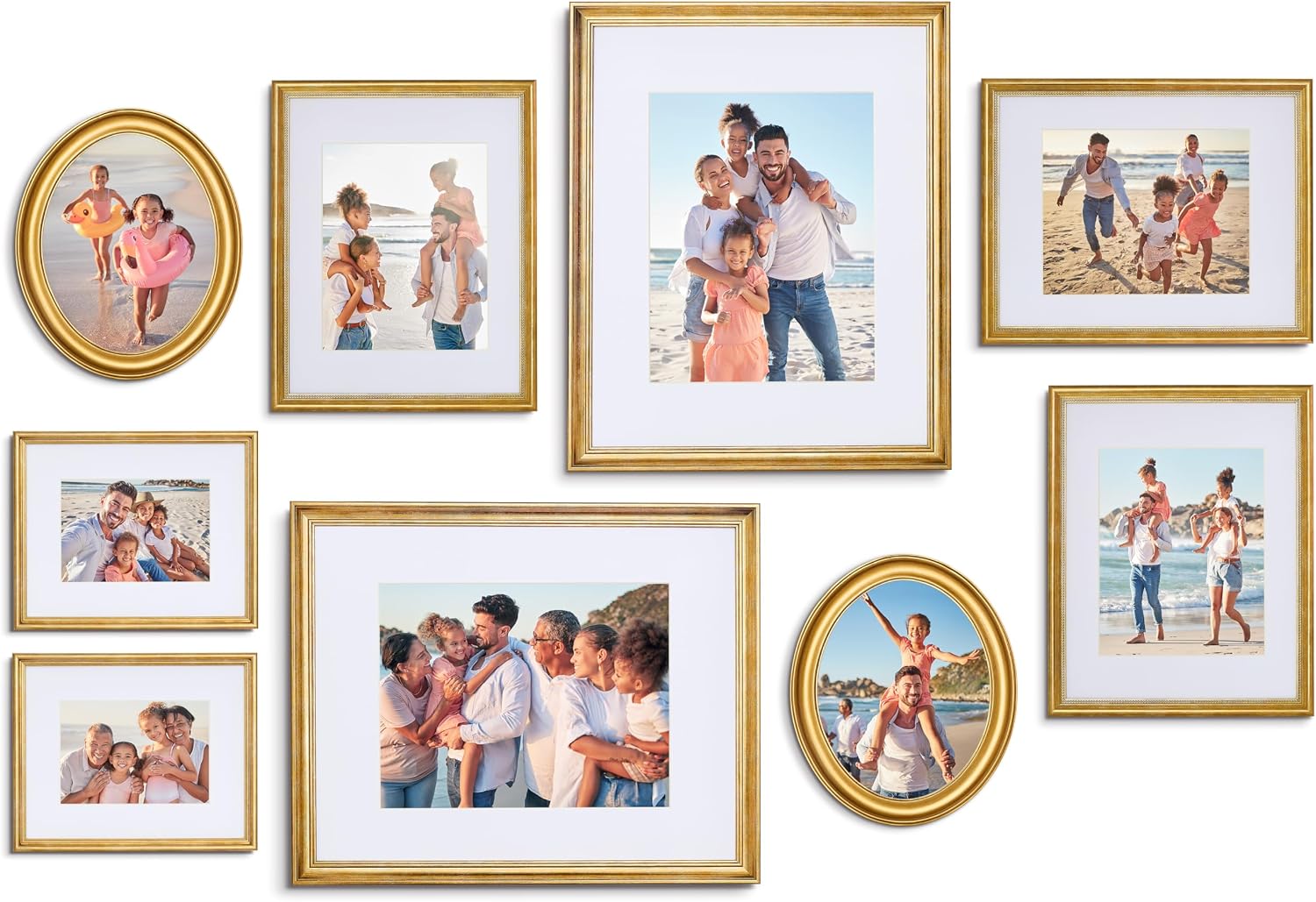 Camden Reed Mixed Gallery Wall Frame Set, 9 Piece