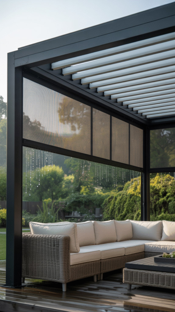 Weatherproofed pergola materials built to last through the seasons