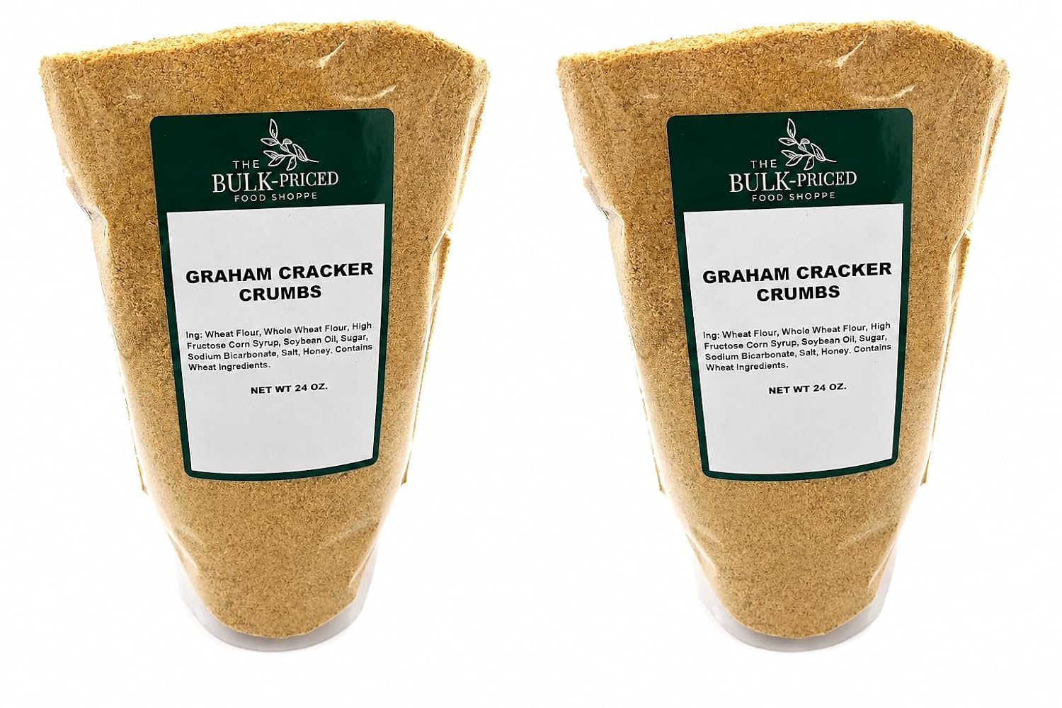 Graham Cracker Crumbs, 1.5 lb Resealable Bag, Pack of 2