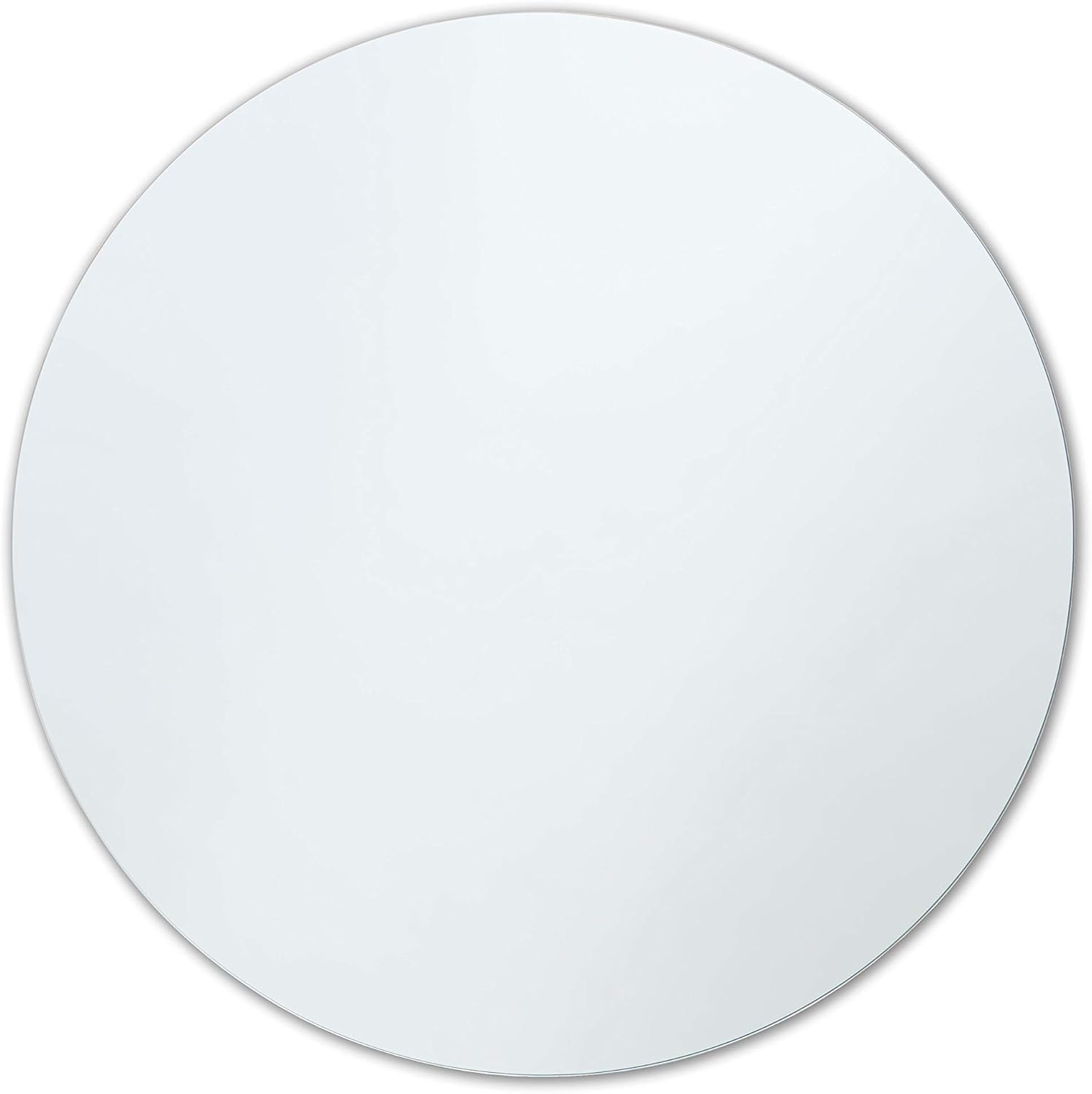 Better Bevel Frameless Round Mirror, 30 Inch, Polished Edge