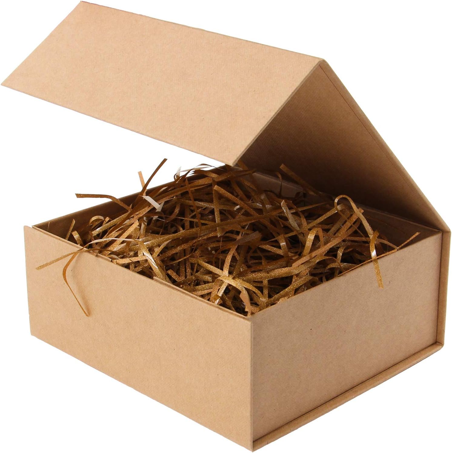 Rsgift Foldable Gift Box with Magnetic Closure, 11 x 7.8 x 3.5 Inch