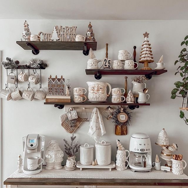Elegant neutral cocoa bar with a sophisticated color palette