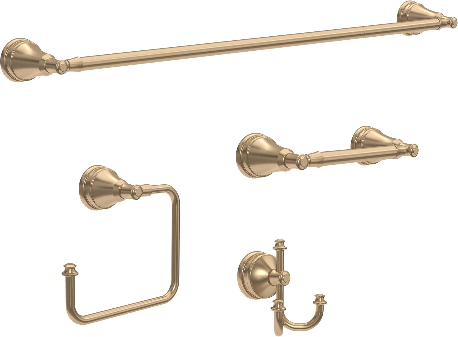 Delta Mylan 4-Piece Bathroom Hardware Set, Champagne Bronze