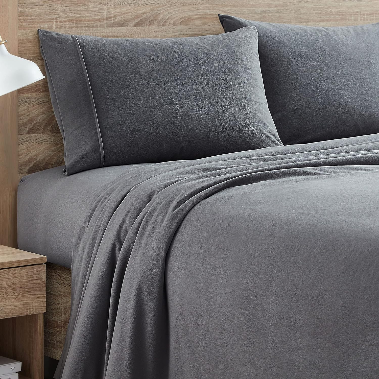 Flannel Sheet Set, Deep Pocket, Breathable All Season Bedding