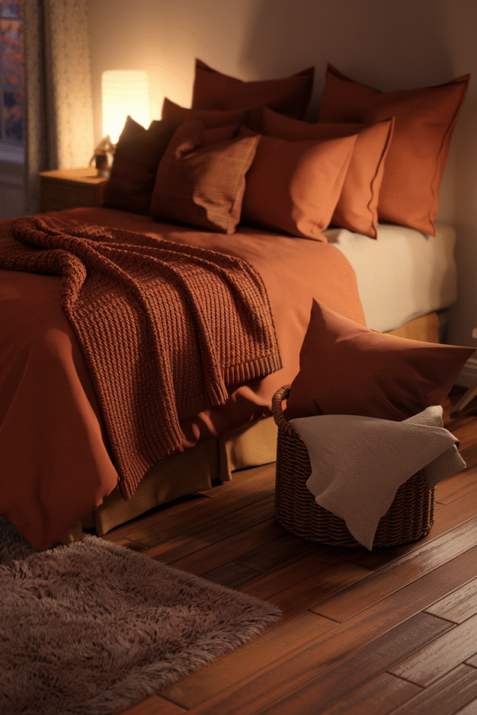 Textured pillows doubling as both comfort and decor