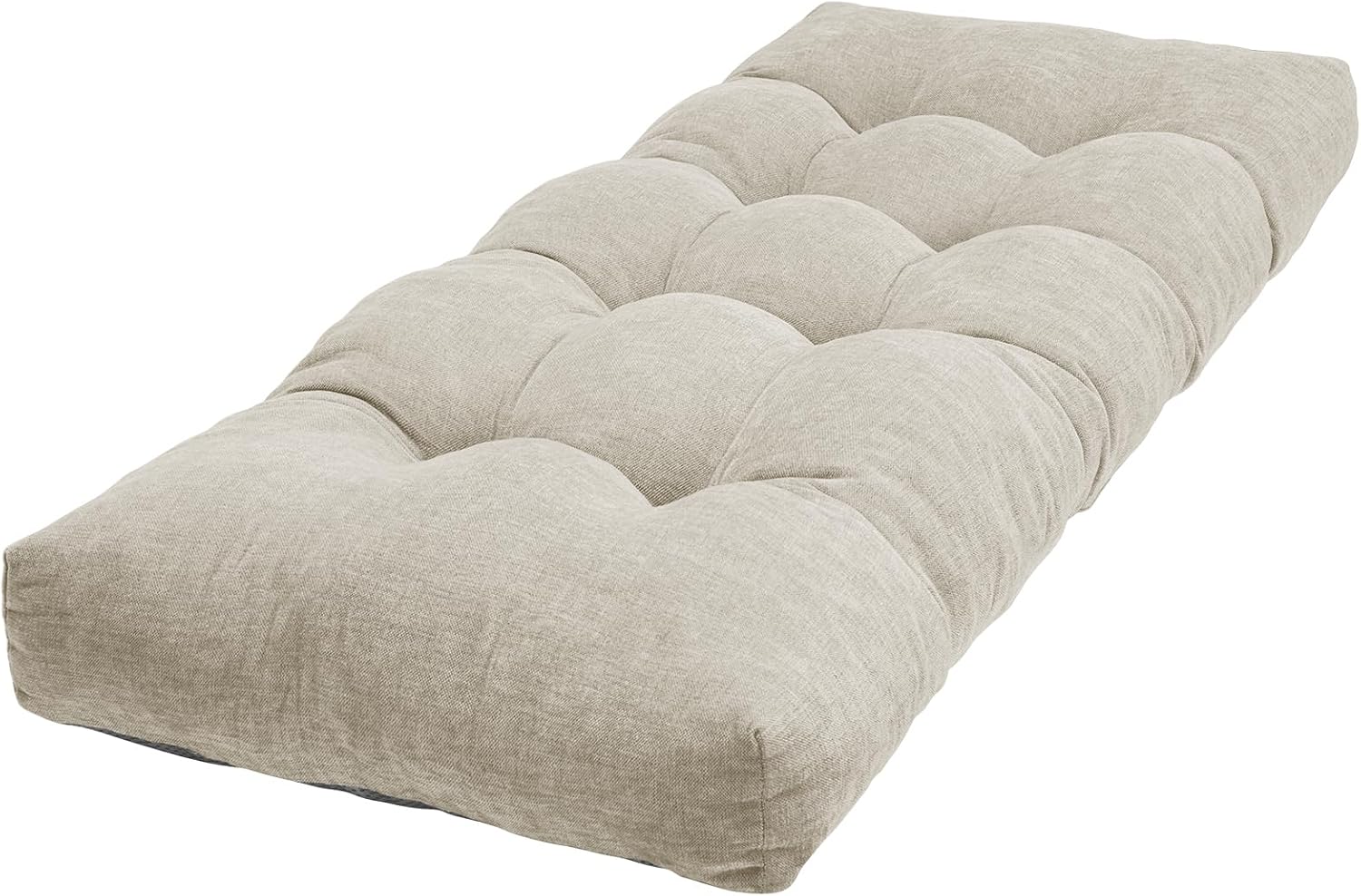 Tufted Window Seat Bench Cushion, 36 Inch, High-Density Memory Foam