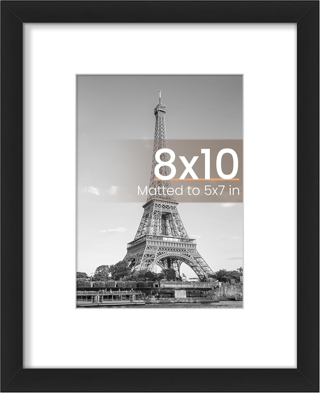 upsimples 8 x 10 Black Picture Frame, 1 Pack