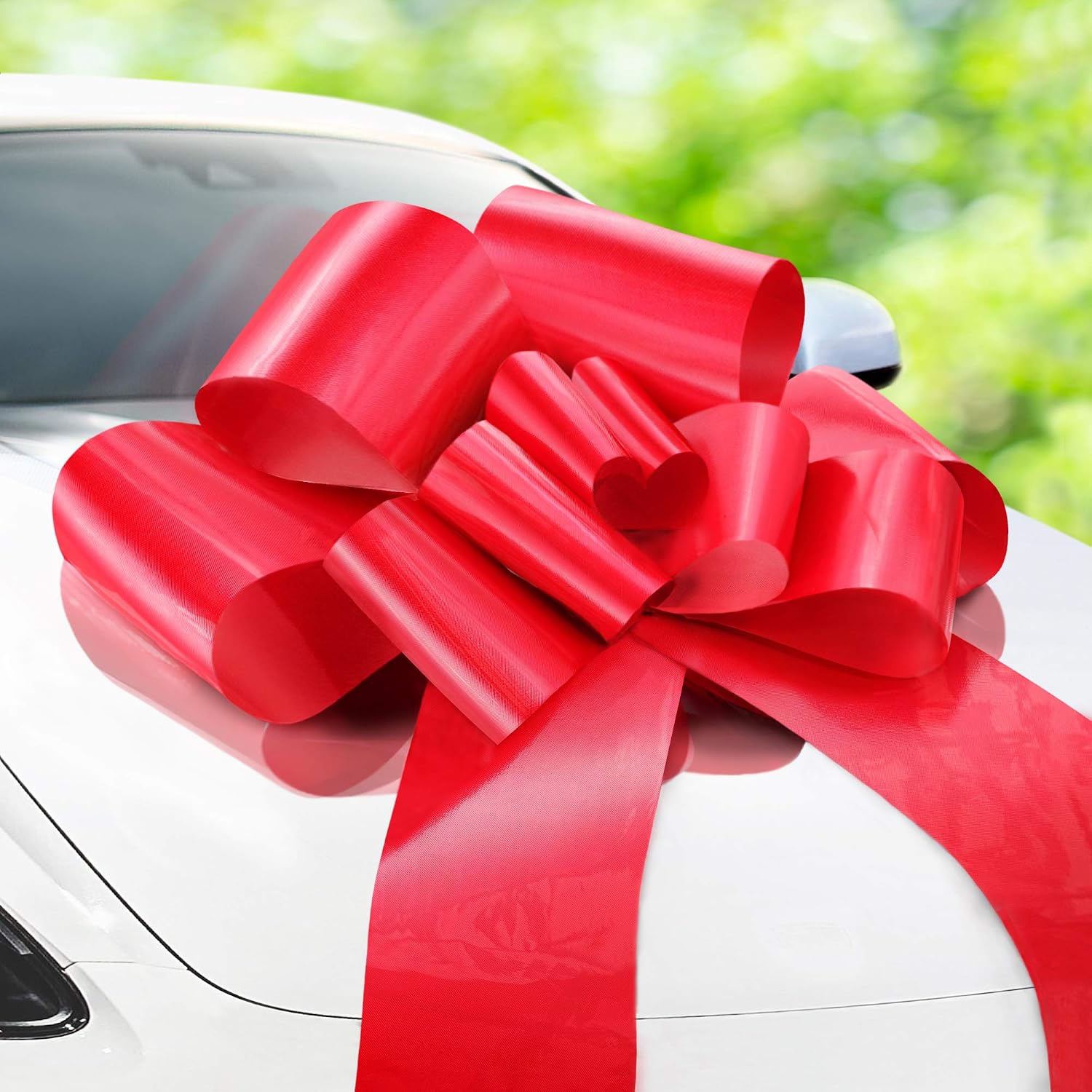 Zoe Deco Big Bow, 30 Inch, Red Giant Bow for Gifts