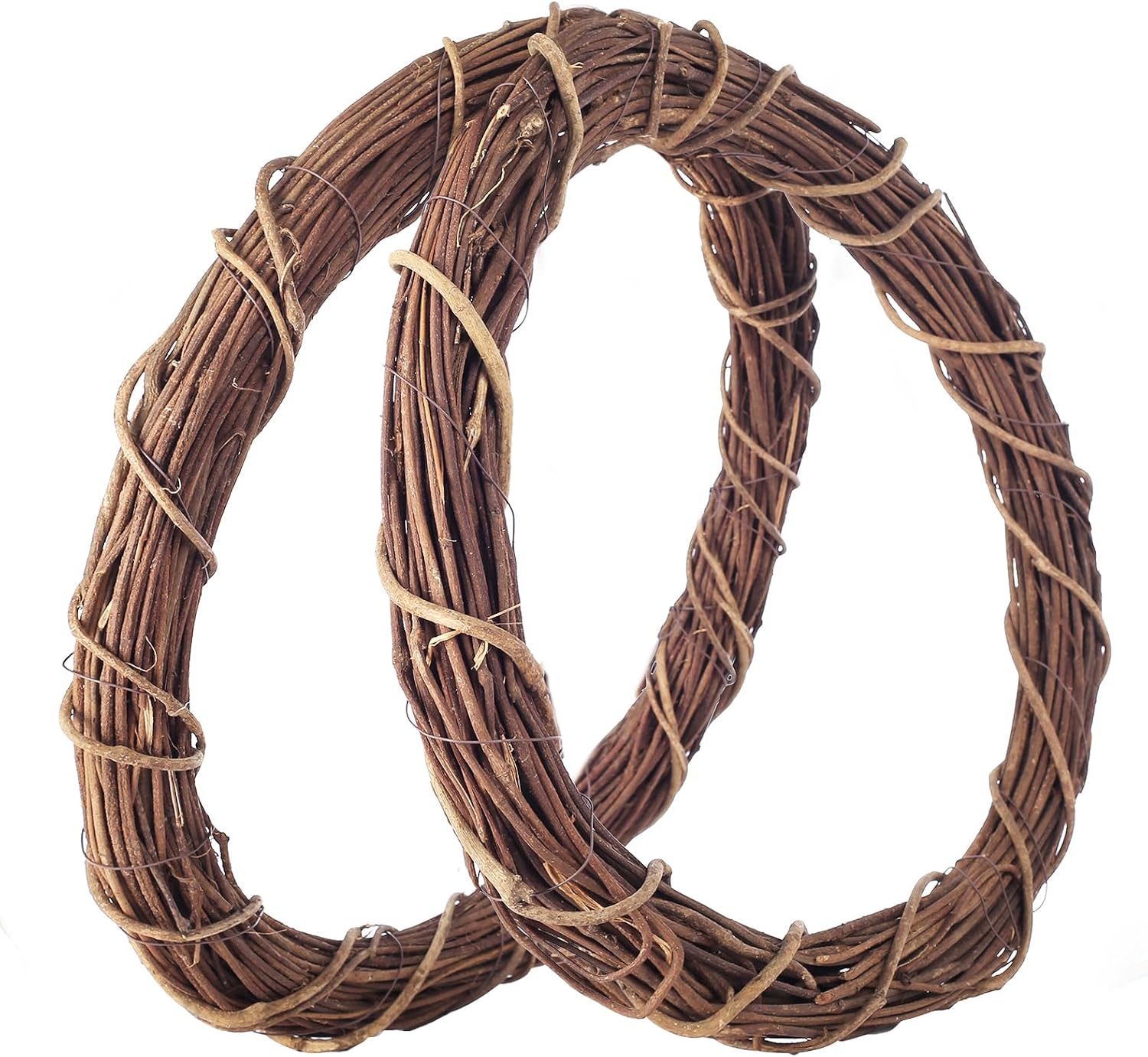 18 Inch Large Grapevine Wreath Base, 2 Pack