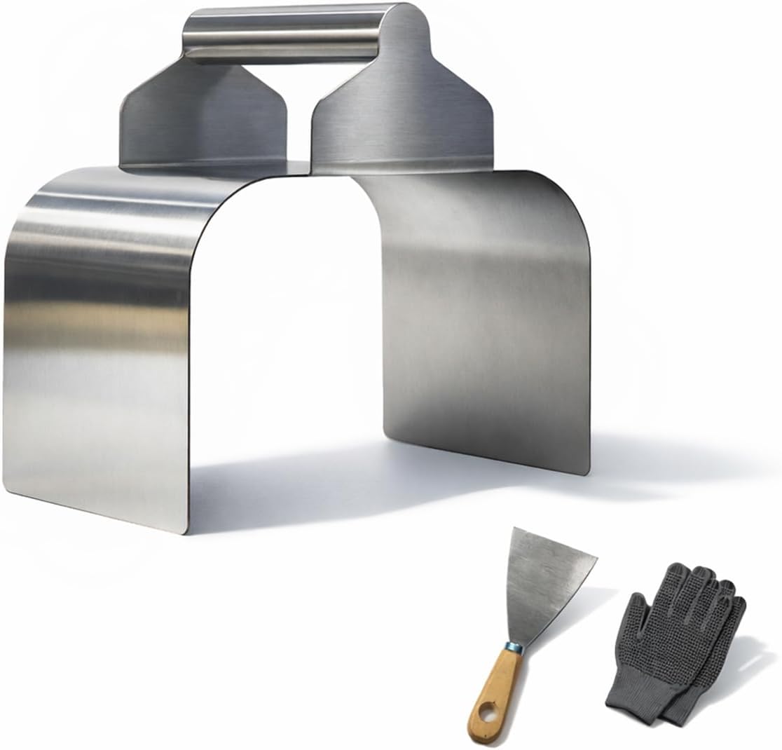 Curb Trowel Edger for Concrete Landscape Edging, 4 x 6 x 4 Inch