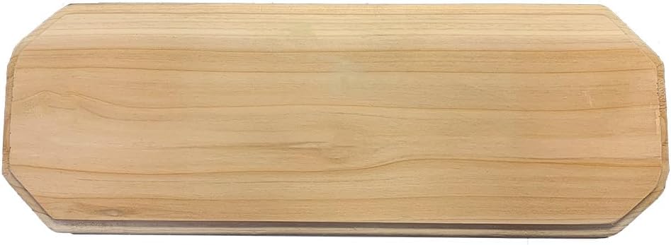 HY-KO AK-300 Wood House Number Plaque, 6 x 17 Inch, Brown