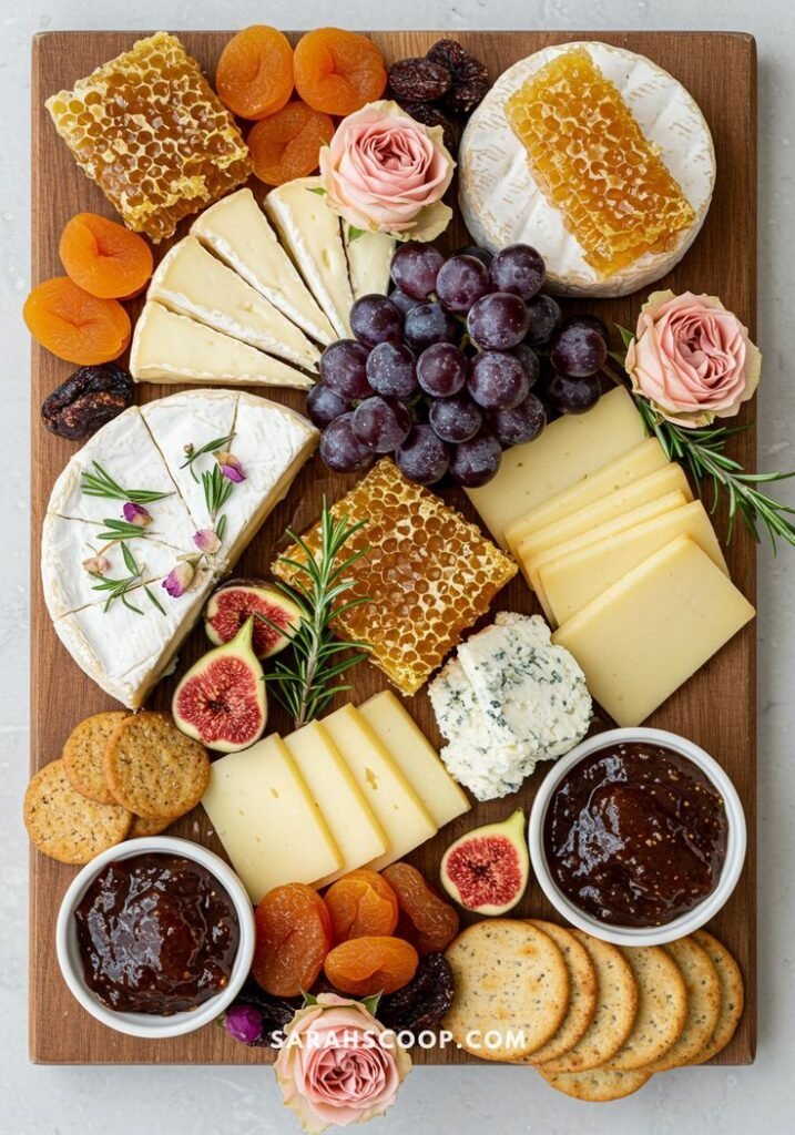 Budget-friendly party food spread with affordable ingredients