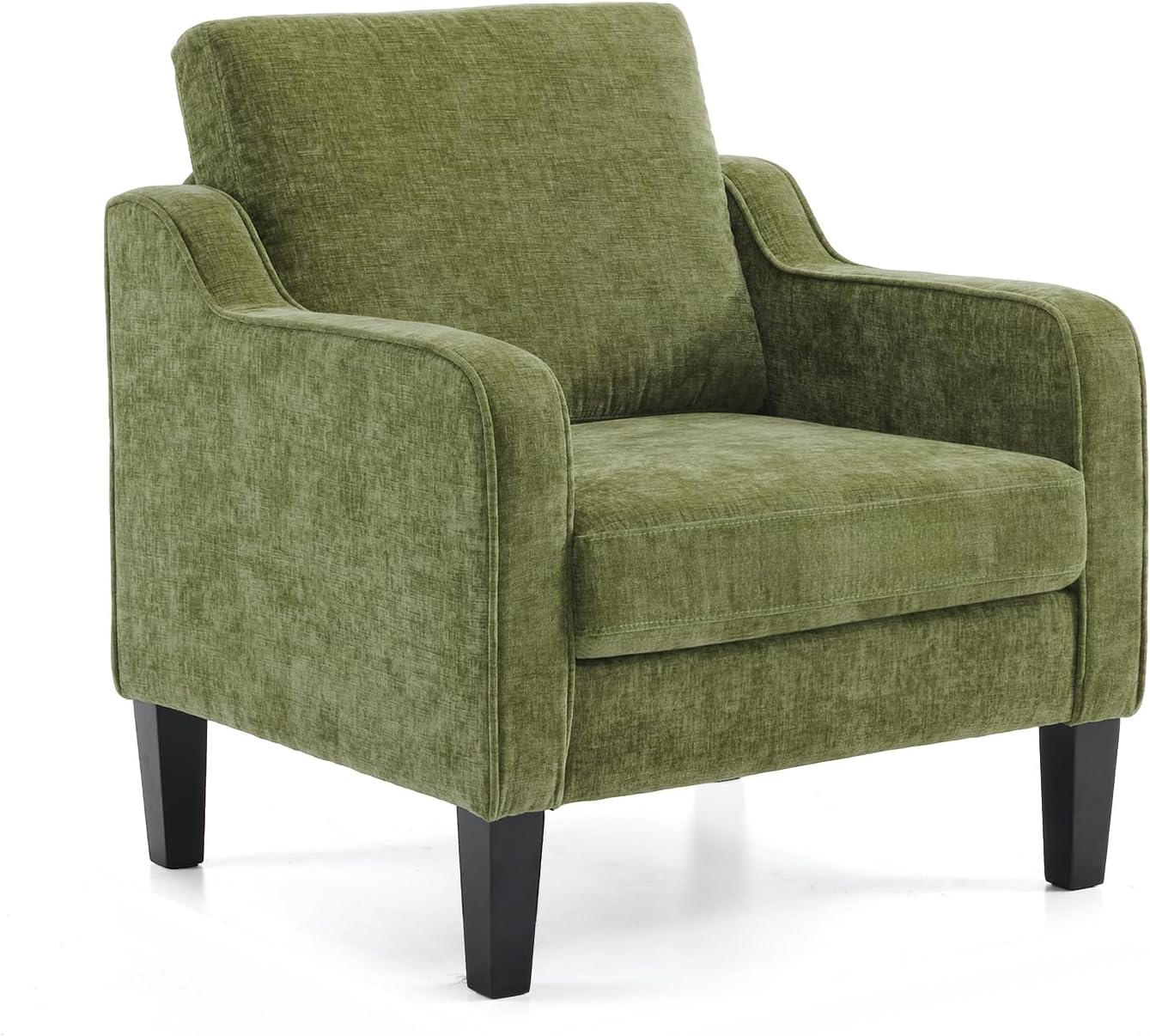 VINGLI Chenille Upholstered Accent Chair, 380 lb Capacity