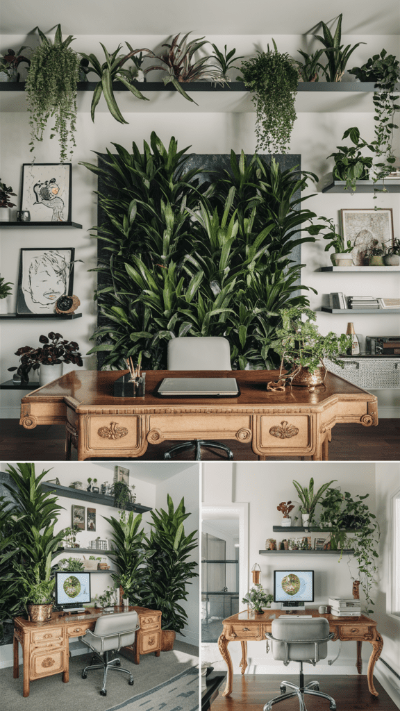 Chic and personalized home office with character and style