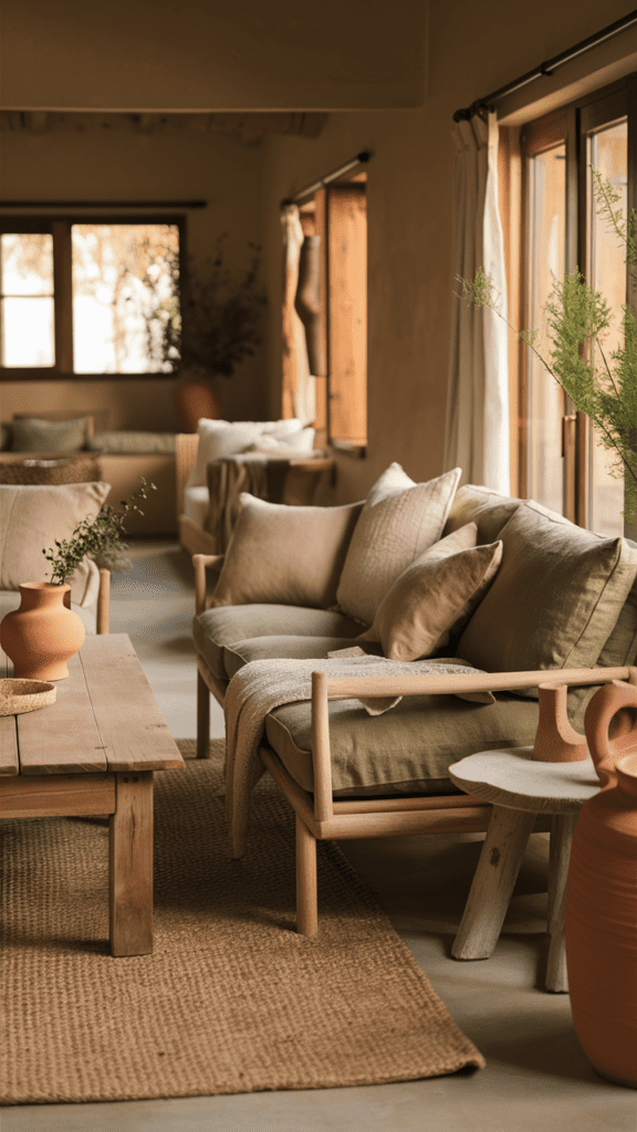 Serene and inviting personalized living space filled with character