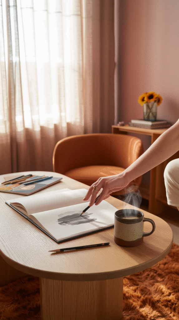 Home office colors tailored to the desired work atmosphere