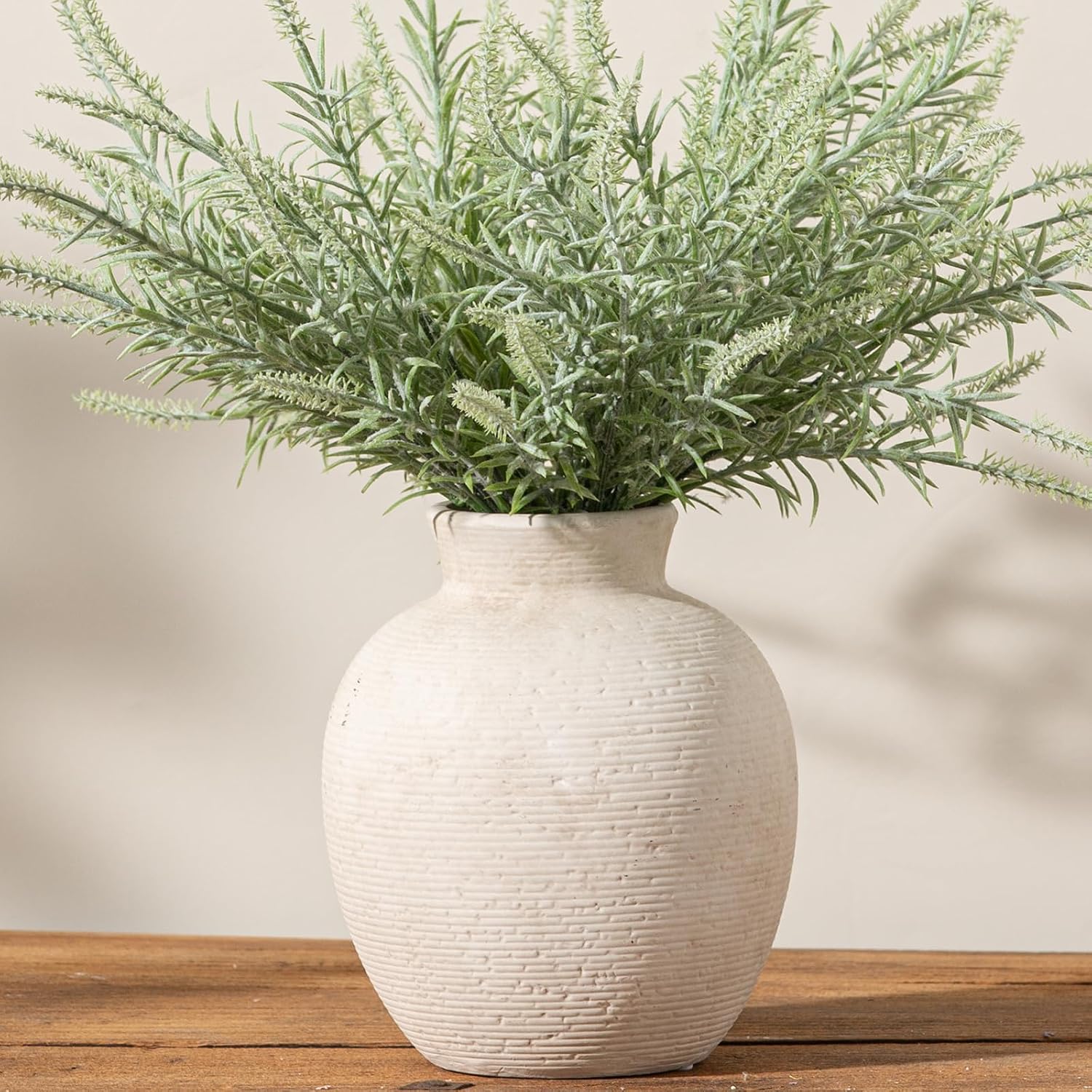 Vanselia Ceramic Flower Vase, Farmhouse Rustic Vintage