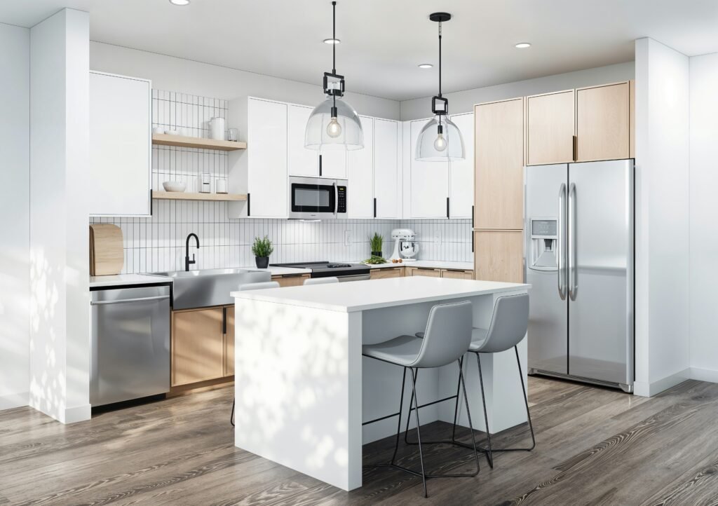 Hidden storage solutions making kitchen organization effortless