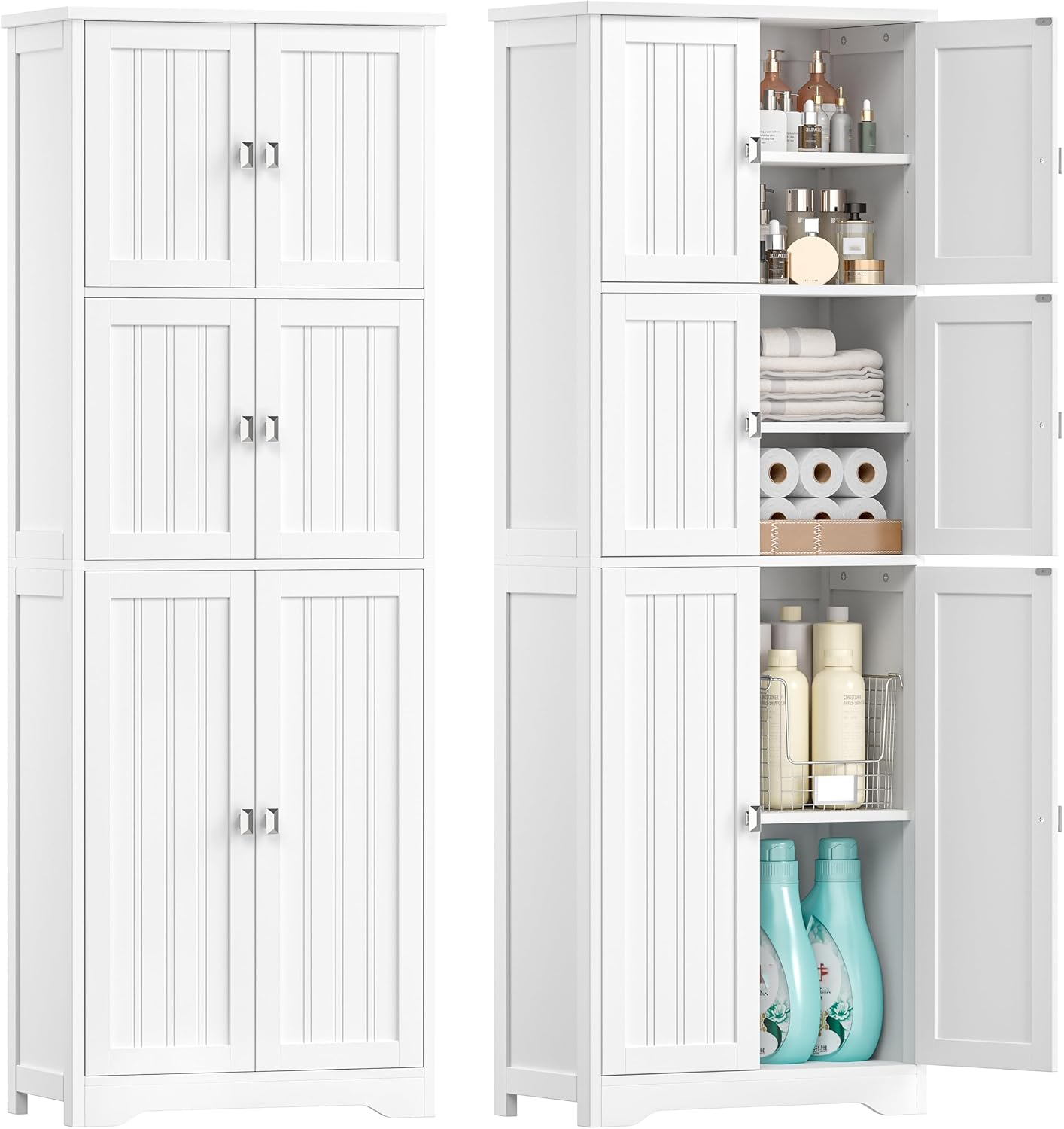 Tall Bathroom Storage Cabinet, 63