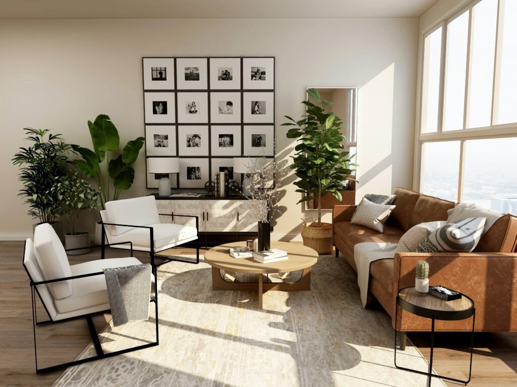 Multi-functional furniture maximizing a living room's usefulness