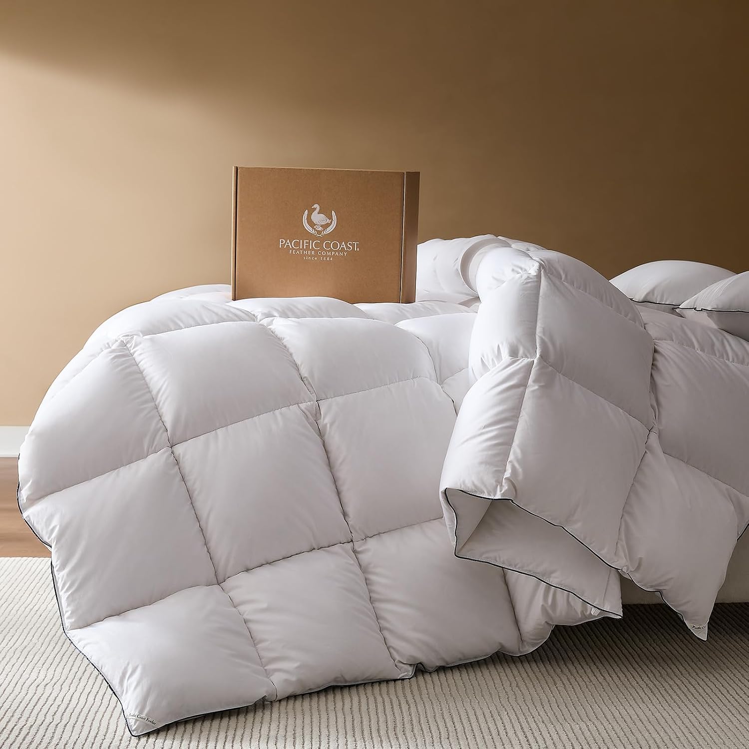 Pacific Coast Goose Feather and Down Fiber Comforter, King Size