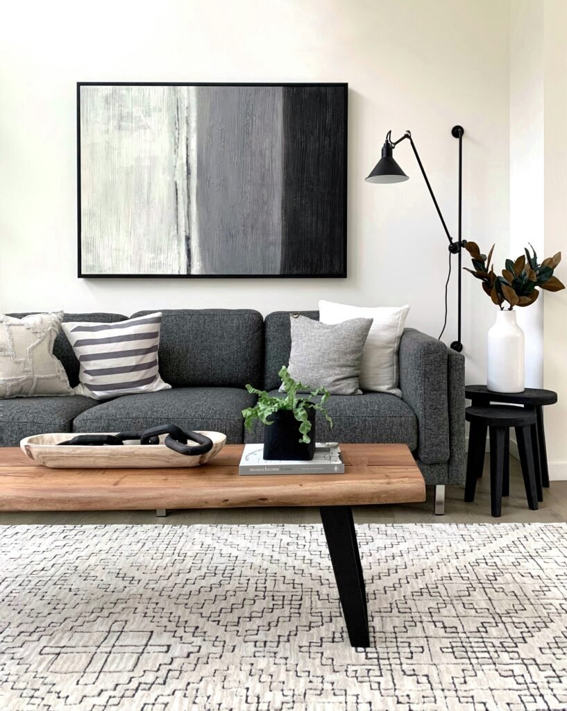 Wall treatment balancing personal style with broad buyer appeal
