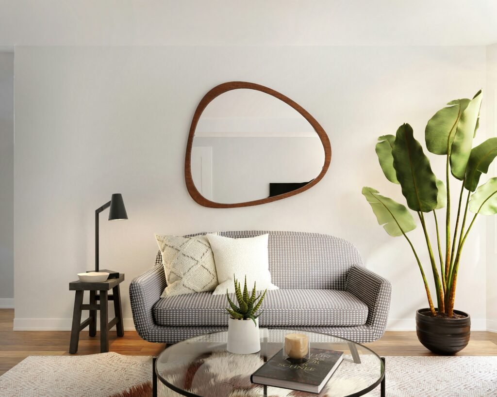 Mid-century blended with Scandinavian simplicity while staying recognizable