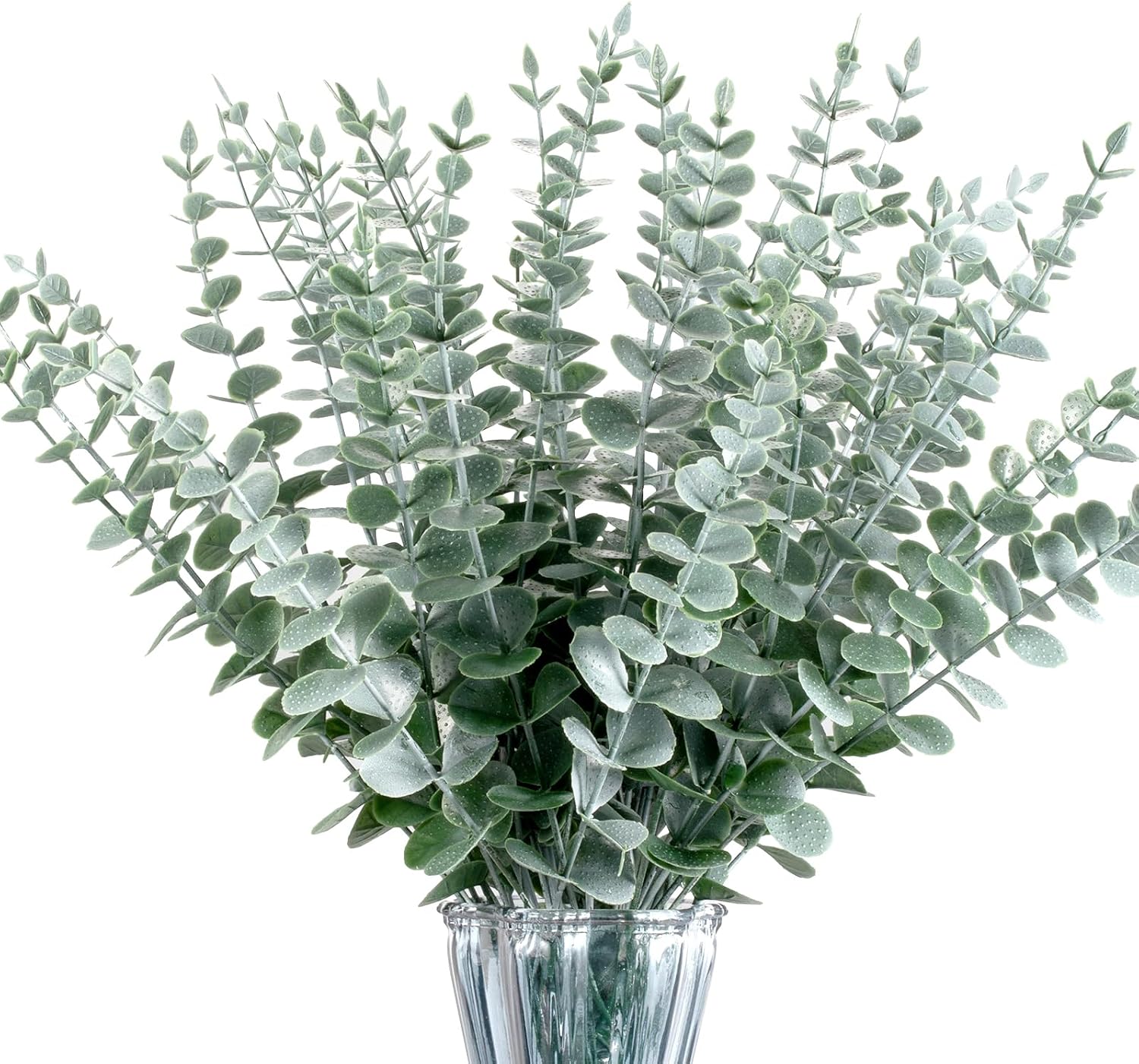 Artificial Eucalyptus Stems, 40 Pcs, Real Touch Faux Leaves